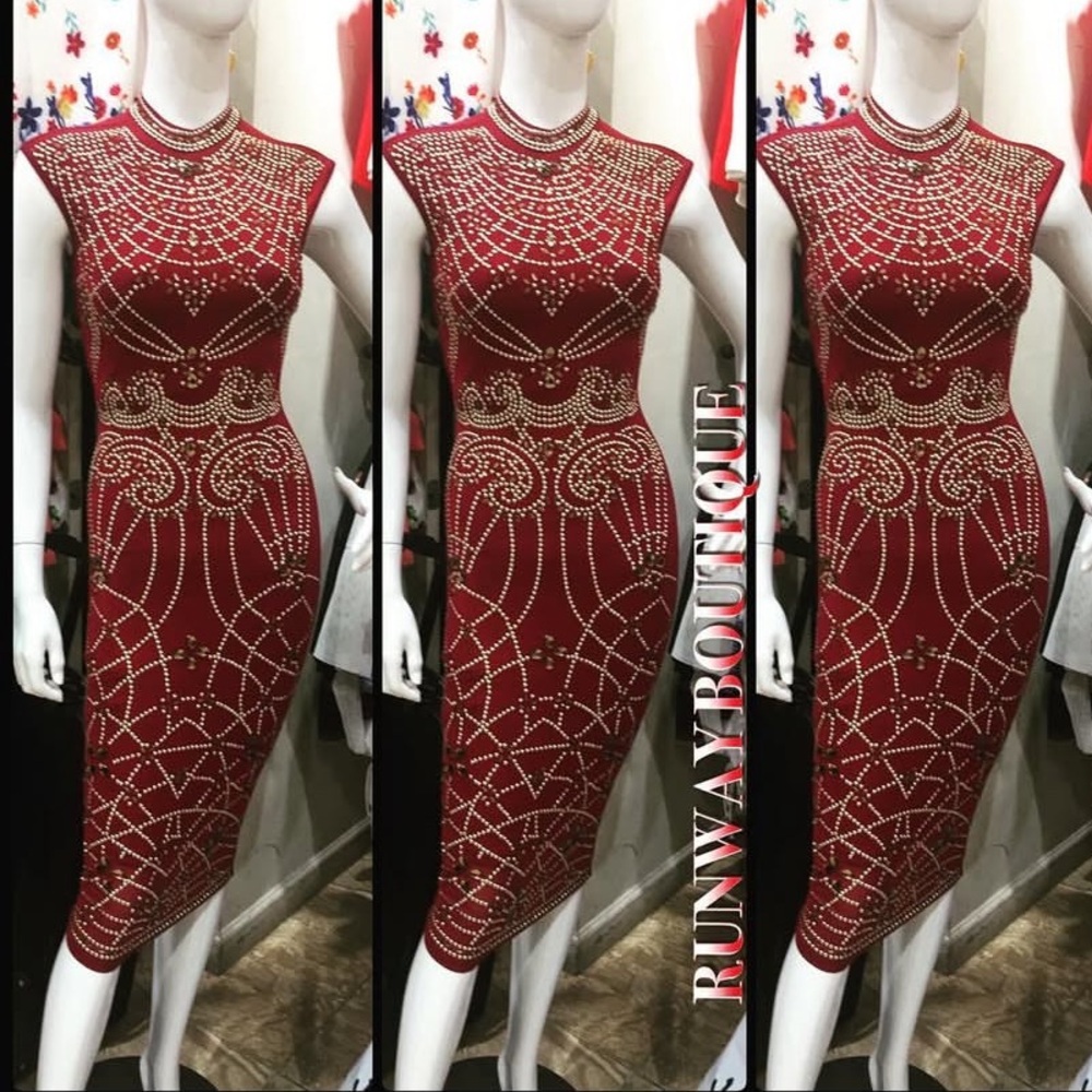 Beaded occasion dress